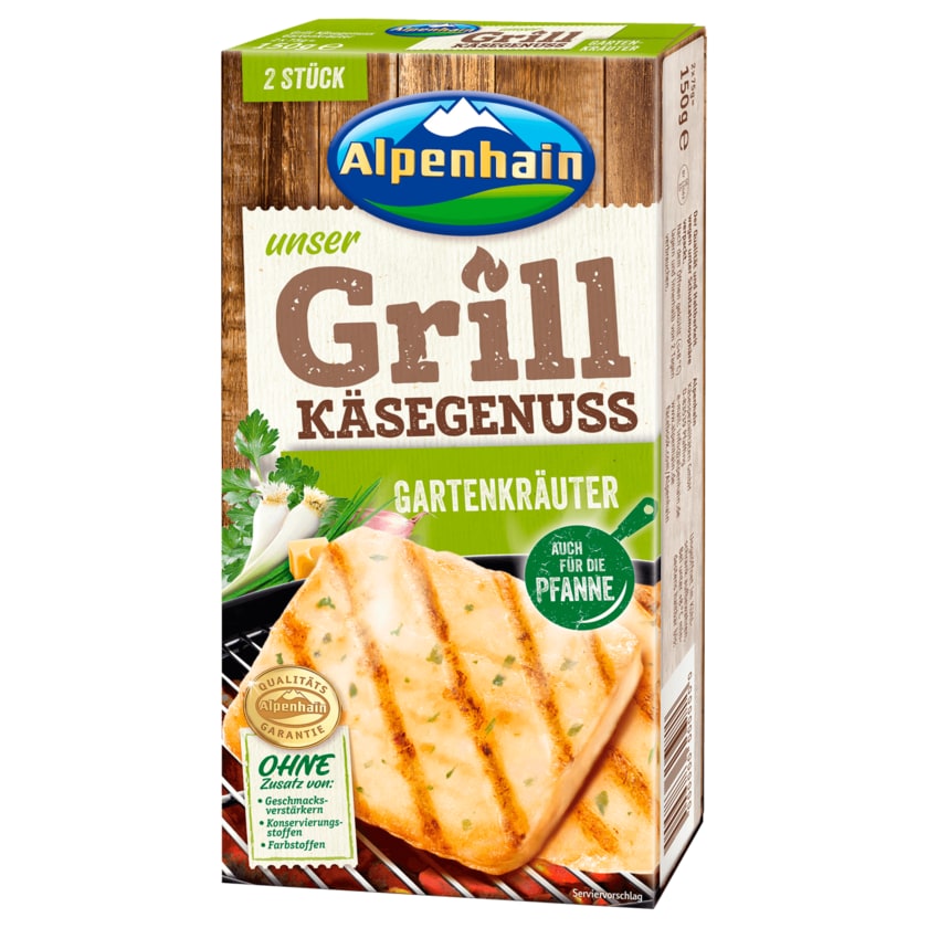 Alpenhain Grill Käsegenuss Gartenkräuter 2x75g